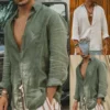 Men's casual linen shirts