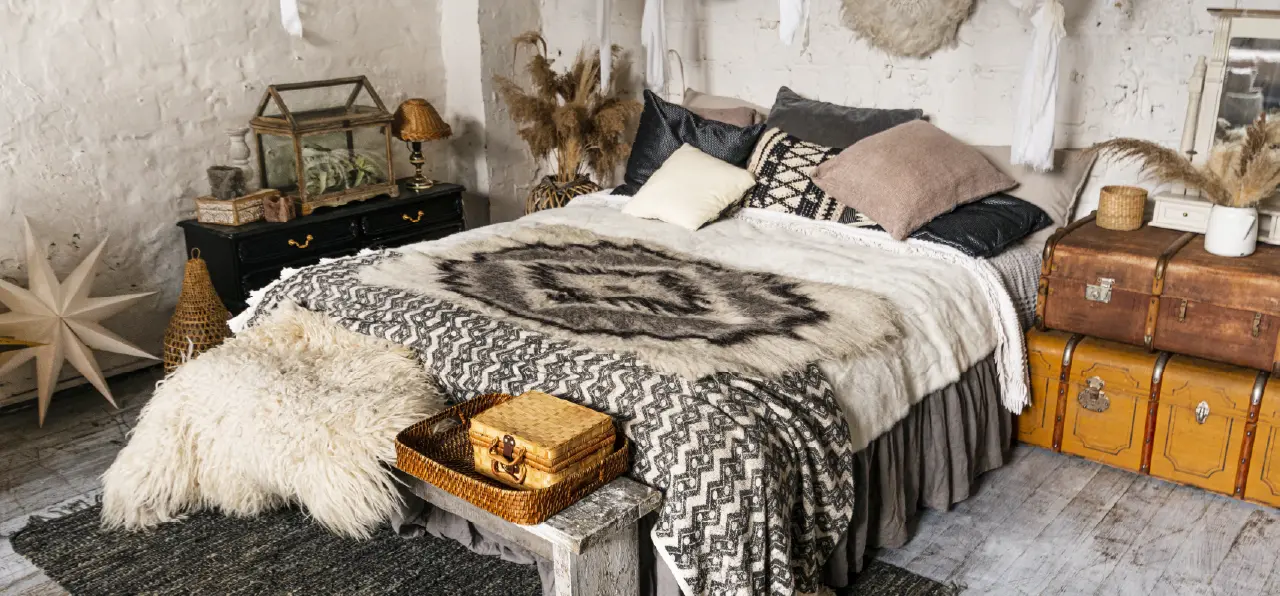 Rustic boho bedroom decor